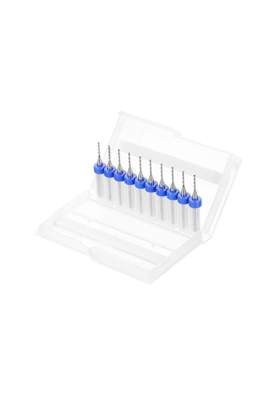 1.1mm Pcb Matkap Ucu Seti - 10 Adet Kutulu