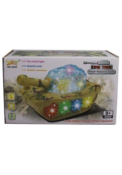 Can Kutulu Pilli Işıklı Tank