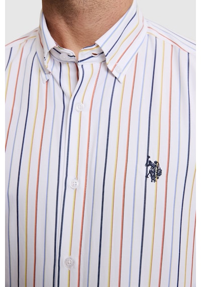 U.S. Polo Assn. Erkek Sarı Uzun Kollu Gömlek 50324651 Vr044