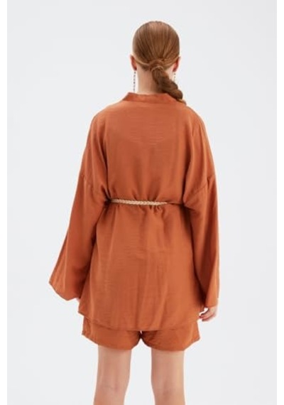 Kuşak Detaylı Salaş Kimono Stn139kce1059 Diğer