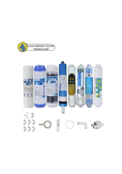 Purefer Açık Kasa Çift Karbonlu Sertifikalı 8lib12 Alkali+detox+ Pallas Mebran Şeffaf 4lü Mineral