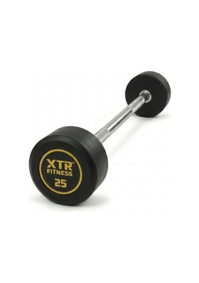 Düz Sabit Bar Çelik Gövde, 3 Mm Kauçuk Kaplama, 30 Mm Çap, Sabit Ağırlık Barı, Fitness Ve Kuvvet Antrenman