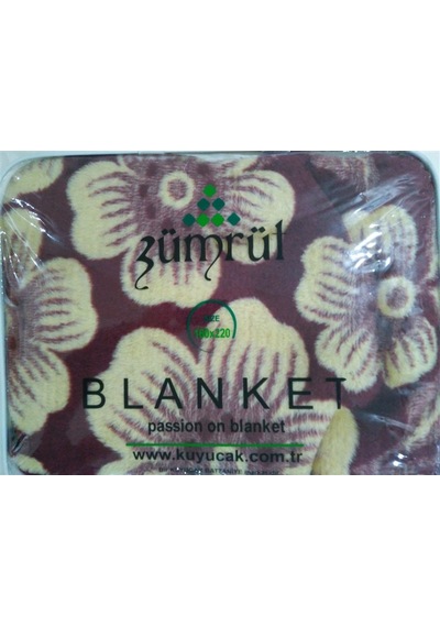 Zümrüt Tek Kişilik Lüks Peluş Battaniye (314265225)