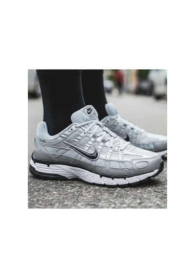 Nike Spor Ayakkabı P-6000 Rahat Ayakkabı P6000 Sneaker P 6000 Siyah/metalik/gri Siyah/metalik/gri