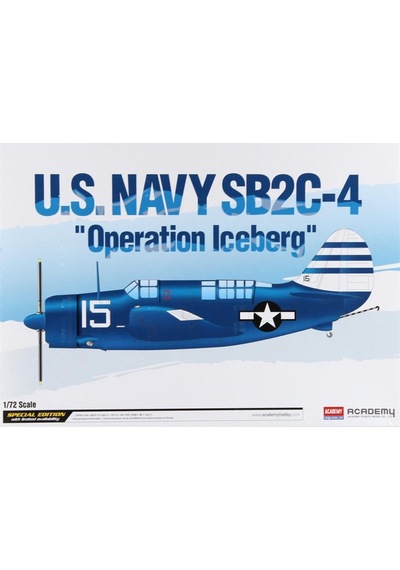 Academy 12545 1/72 Ölçek, U.s. Navy Sb2c-4 Operation Iceberg Savaş Uçağı, Plastik Model Kiti-49231