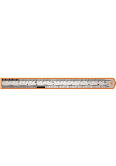 Rubenis  JR-30 Çelik Cetvel 30 CM Metal