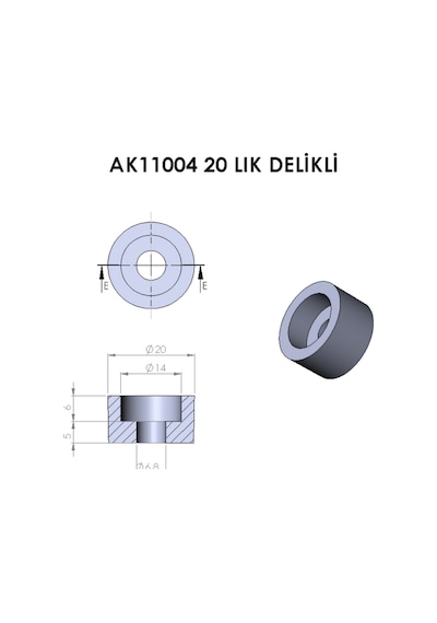Cateksss 10 Luk Plastik Pul 20 Lik Pul Siyah - 48 Li Paket