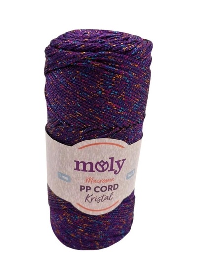 Angel Çanta Aksesuar Moly Yarn 200 Gr Simli Polyester Makrome No:1160 Diğer