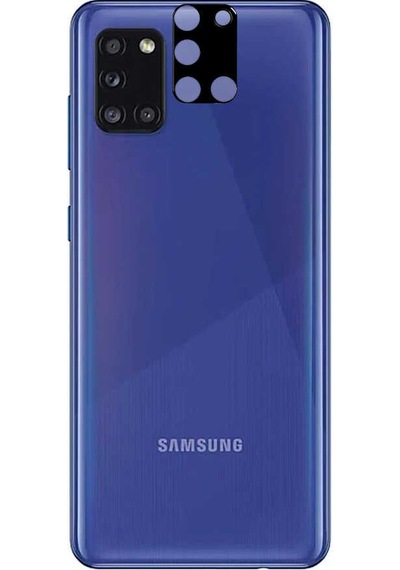 Kilifone - Samsung Galaxy A31 Uyumlu - Kamera Lens Koruyucu 3d Kamera Camı - Şeffaf