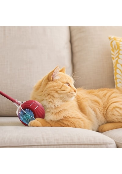 Tineke Hareketli Otomatik Yuvarlanan Kuyruklu Top Kedi Oyuncağı