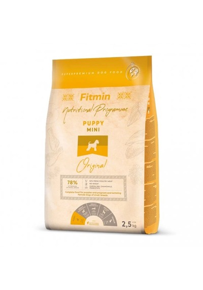 Fitmin Mini Puppy Taze Tavuk Etli Ufak Irk Yavru Köpek Maması 2,5 Kg