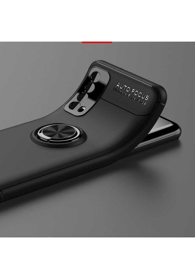 Huawei P Smart 2021 Kılıf Zore Ravel Yüzüklü Silikon Kılıf
