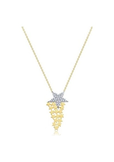 Diamond Line-Gülaylar - Sarı Altın 14 Ayar Yıldız Kolye 264888668