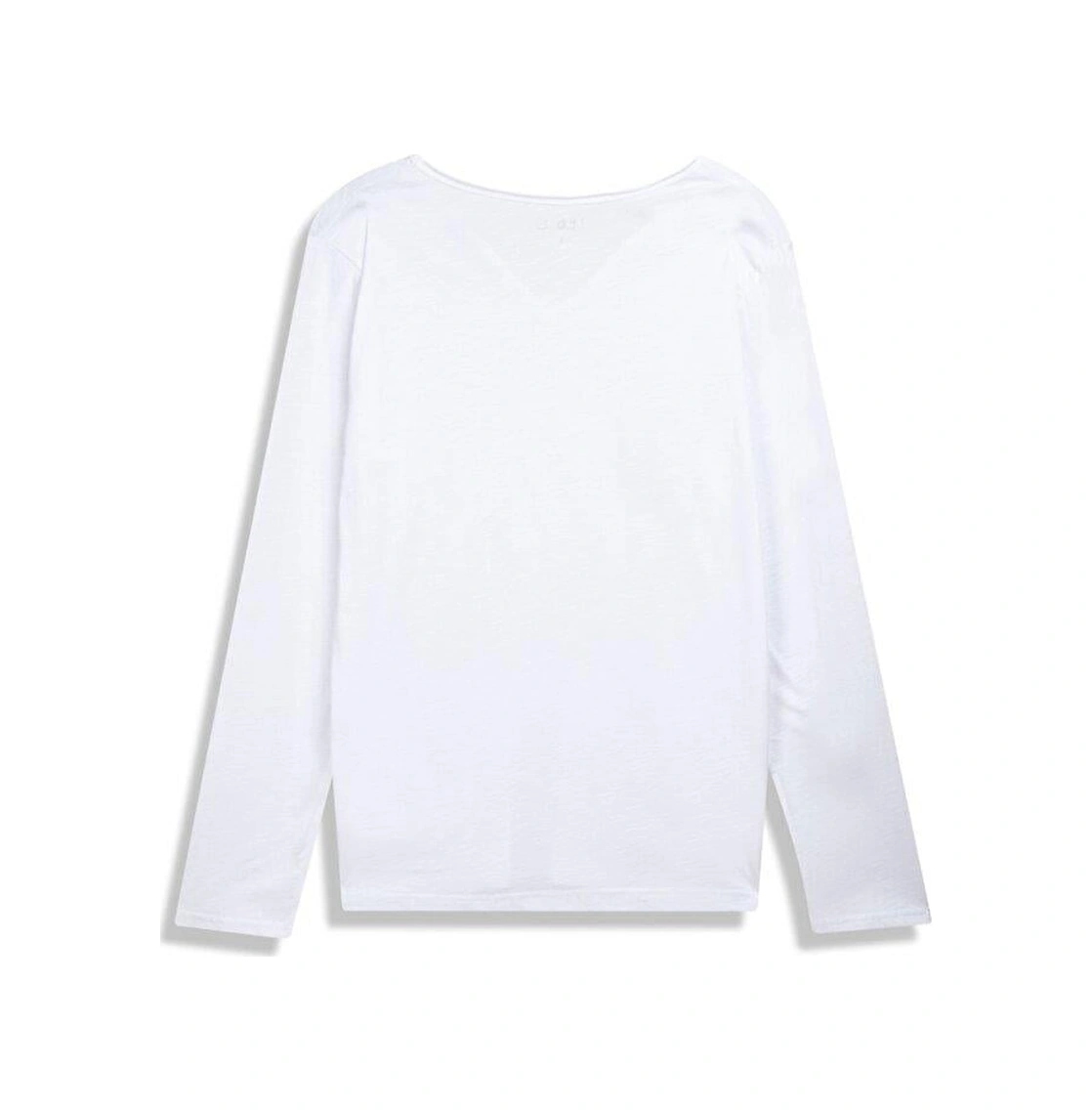 Ltb Temese Erkek Uzun Kol V Yaka T-shirt Beyaz
