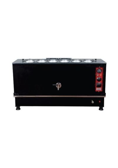 Anka Pro Kompakt Full Otomatik Çay Makinası 6 Demlikli 60 Litre Siyah Elektrikli Doğalgazlı