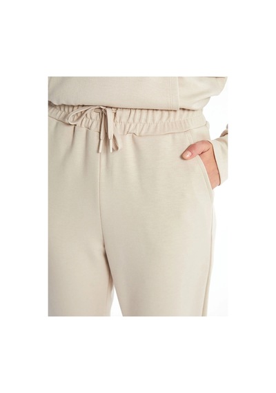 Lc Waikiki Lcw Modest Koyu Gri Kadın Beli Lastikli Düz Eşofman Altı Lıght Grey