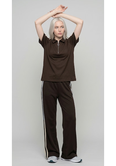Fonna Fashion Tk-1001 Bayan Takım Kahve
