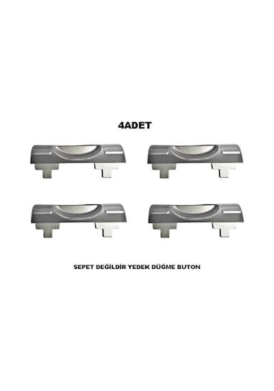 Motek Çamaşır Sepeti Yedek Açma Kapama Buton.Düğme 40Lt-80Lt 4 Ad