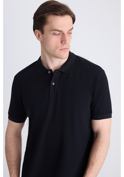 D's Damat Ds Damat Regular Fit Lacivert Pike Dokulu %100 Pamuklu T-shirt 4hc14tv02002m 101