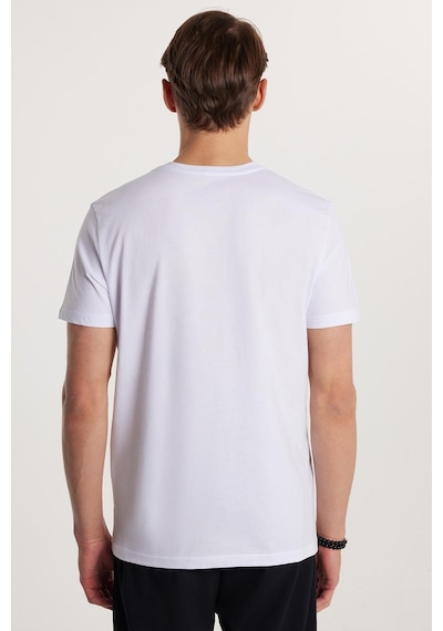 Tudors Erkek Slim Fit Dar Kesim %100 Pamuk Yumuşak Dokulu Baskılı Beyaz Bisiklet Yaka Tişört-33172 Beyaz Tudors Erkek Slim Fit Dar Kesim %100 Pamuk Yumuşak Dokulu Baskılı Beyaz Bisiklet Yaka Tişört-33172 Beyaz