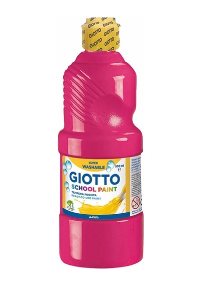 Gıotto Tempera Boya 3 Ü 1 Arada 500 Ml.koyu Pembe-f535310 Karışık, Çok Renkli