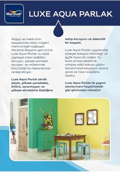 Luxe Aqua Parlak Su Bazlı Akrilik Dekoratif Dönüşüm Boyası 2,5 Litre Ahşap Ve Metal Boyası Beyaz,beyaz