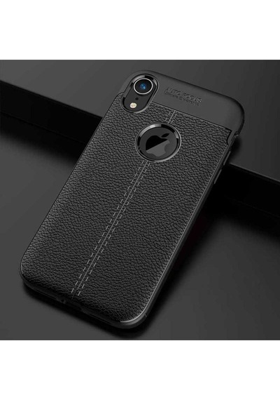 Apple Uyumlu iPhone Xr 6.1 Kılıf Zore Niss Silikon Kapak Siyah