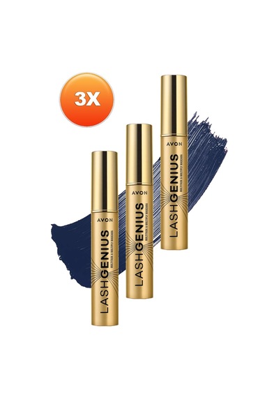 Avon True Lash Genius 5 Etkili Maskara 10 ML Modern Navy 3'lü