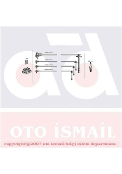 Doduco 7892 Buji Kablosu Toyota Corolla 1.6l 4a-fe Ae101 Ae111 Dohc Enjeksiyonlu 92-00 9091915510-9091922373-9091922325 1 Takım