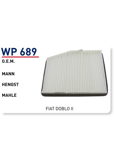 Wp689 Οem 000000 Fiat doblo II Otomobil polen filtre pollen filter