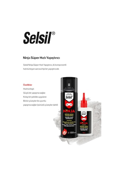 Selsil 48 Al 41 Öde, Ninja Hızlı Yapıştırıcı Set Ve Rosie Pamuk 290 ML
