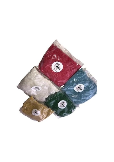 Netkonsantrasyon Renkli Dekoratif Kum Oyuncak Kumu 5 Paket Kalsit Silis Bahçe Dekor Saksı Terraryum Kum 3,5 Kg