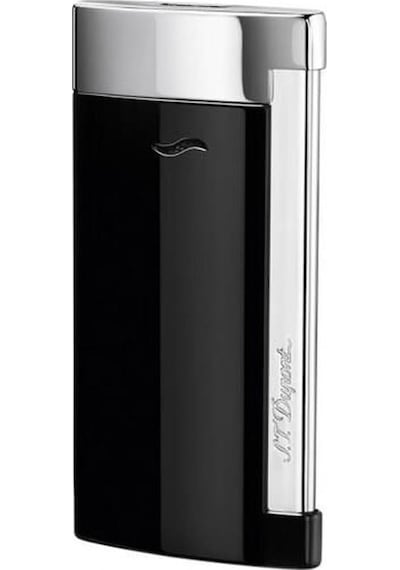 S.T. Dupont Slim 7 Çakmak 027700 Krom/parlak Siyah
