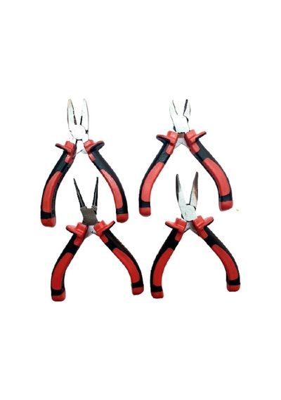 4 Lü Elektronikçi Mini Pense-Sekman-Kargaburun-Yankeski Seti