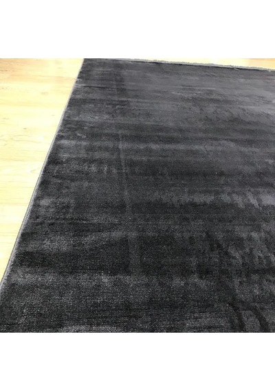 Hoom Rugs Rome 6030 Antrasit Düz Modern Salon Halısı Antrasit