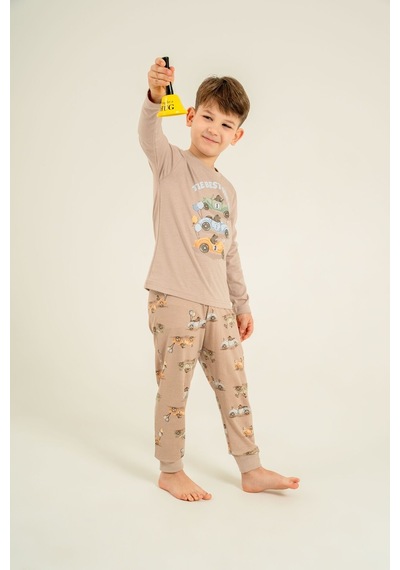 Rolypoly Erkek Çocuk The Best One Sarı Uzun Kol Pijama Takım Rp3874-c-v1 Sarı