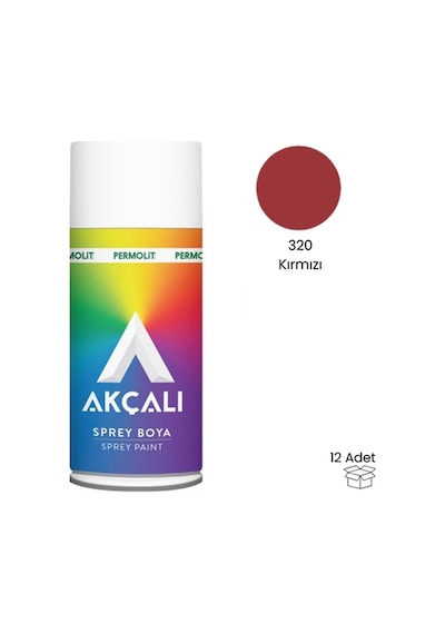Akçalı 320 Kırmızı Sprey Boya 400 Ml Diğer