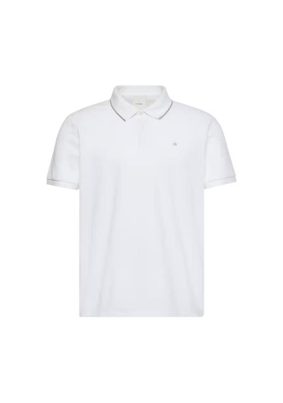 Calvin Klein Ss Refıned Pıque Tıpped Classıc-13536 Beyaz