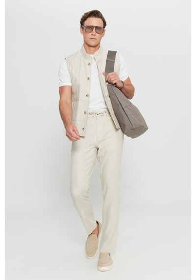 Altınyıldız Collectıon Erkek Bej İnce Dolgulu Standart Fit Normal Kesim Yan Cepli Casual Yelek Altınyıldız Collectıon Erkek Bej İnce Dolgulu Standart Fit Normal Kesim Yan Cepli Casual Yelek