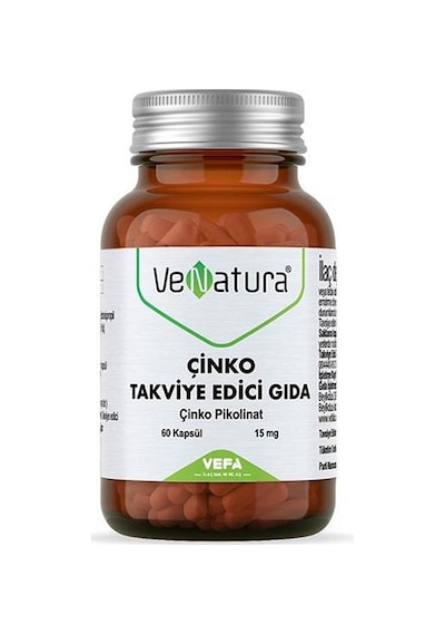 Venatura Çinko 15 Mg 60  Kapsül