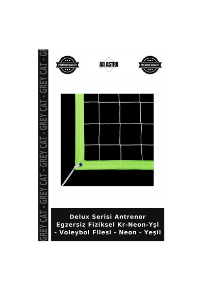 Delux Serisi Antrenor Egzersiz Fiziksel Kr-neon-yşl - Voleybol Filesi - Neon - Yeşil