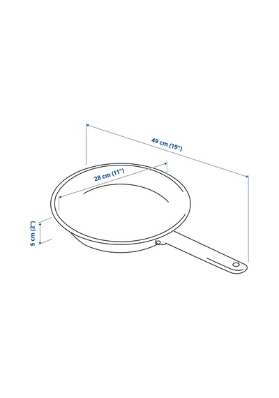 Ikea 365+ Tava 28 Cm Krom 1 Parça