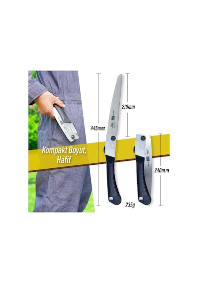 Suizan F004 Katlanır Japon Testeresi 21 Cm
