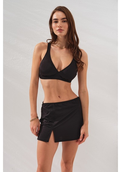 Pierre Cardin Pearl Etekli Fra Bikini Takım Üçlü Set Siyah 231228 231228 Sıyah Siyah