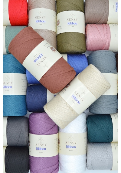 Premium Ribbon Polyester Ipi 200 Gr Polyester Makrome Ip Bileklik Ipi Çanta Supla Ip Hobi Ipi Mürdüm