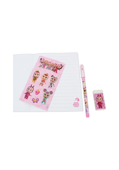 Cry Babies Tüylü Pvc Çantalı Kırtasiye Seti Cry-7746 Ahşap