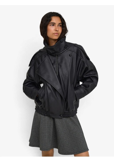 Only Onlvanı L/s Faux Leather Jacket Pnt Kadın Siyah Mont - 15380880