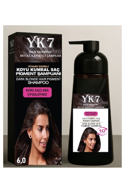 Yk7 Kumral 6.0 Beyaz Kapatıcı Şampuan 300 Ml.