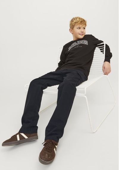 Jack & Jones Çocuk Yandan Cepli Kargo Pantolon- Kane 12258383 Black Siyah