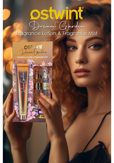 Ostwint Dream Garden Vücut Spreyi 200ml Vücut Kremi 50ml Ferahlatıcı Bahar Esintisi Meyve Özlü Parfü